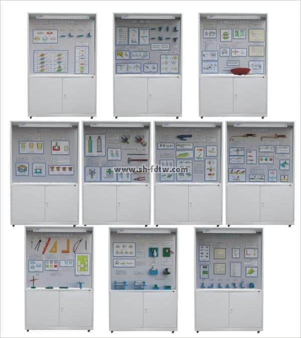 焊、鉚工工藝學(xué)示教陳列柜