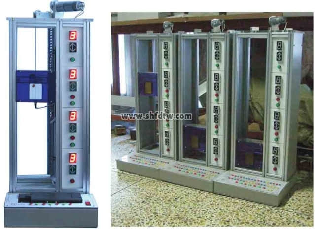 四層小型電梯模型