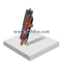 霍爾型噴嘴解剖模型