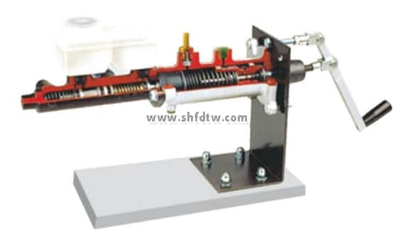 液壓制動(dòng)調(diào)節(jié)器解剖模型，帶雙腔制動(dòng)主缸
