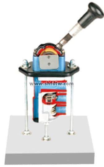 二級(jí)停車(chē)制動(dòng)閥解剖模型